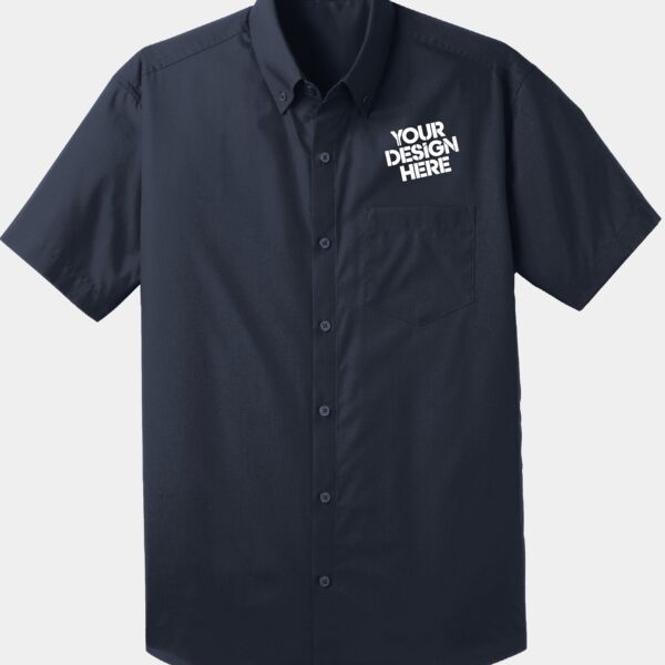 Short Sleeve Carefree Poplin Shirt Thumbnail