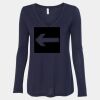 Women's Flowy Long Sleeve V-Neck Tee Thumbnail