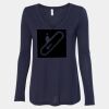 Women's Flowy Long Sleeve V-Neck Tee Thumbnail