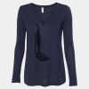 Women's Flowy Long Sleeve V-Neck Tee Thumbnail