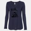 Women's Flowy Long Sleeve V-Neck Tee Thumbnail