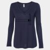 Women's Flowy Long Sleeve V-Neck Tee Thumbnail