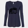 Women's Flowy Long Sleeve V-Neck Tee Thumbnail