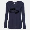Women's Flowy Long Sleeve V-Neck Tee Thumbnail