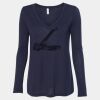 Women's Flowy Long Sleeve V-Neck Tee Thumbnail