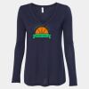 Women's Flowy Long Sleeve V-Neck Tee Thumbnail