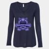 Women's Flowy Long Sleeve V-Neck Tee Thumbnail