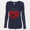 Women's Flowy Long Sleeve V-Neck Tee Thumbnail