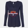 Women's Flowy Long Sleeve V-Neck Tee Thumbnail