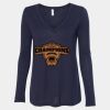 Women's Flowy Long Sleeve V-Neck Tee Thumbnail