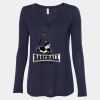 Women's Flowy Long Sleeve V-Neck Tee Thumbnail