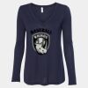 Women's Flowy Long Sleeve V-Neck Tee Thumbnail