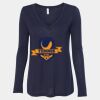 Women's Flowy Long Sleeve V-Neck Tee Thumbnail