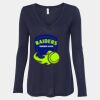 Women's Flowy Long Sleeve V-Neck Tee Thumbnail