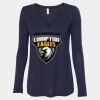 Women's Flowy Long Sleeve V-Neck Tee Thumbnail