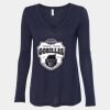 Women's Flowy Long Sleeve V-Neck Tee Thumbnail