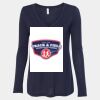 Women's Flowy Long Sleeve V-Neck Tee Thumbnail
