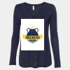 Women's Flowy Long Sleeve V-Neck Tee Thumbnail