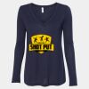 Women's Flowy Long Sleeve V-Neck Tee Thumbnail