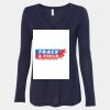 Women's Flowy Long Sleeve V-Neck Tee Thumbnail