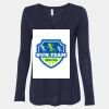 Women's Flowy Long Sleeve V-Neck Tee Thumbnail
