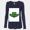 Women's Flowy Long Sleeve V-Neck Tee Thumbnail