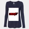 Women's Flowy Long Sleeve V-Neck Tee Thumbnail