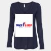 Women's Flowy Long Sleeve V-Neck Tee Thumbnail