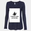 Women's Flowy Long Sleeve V-Neck Tee Thumbnail