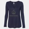 Women's Flowy Long Sleeve V-Neck Tee Thumbnail