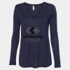 Women's Flowy Long Sleeve V-Neck Tee Thumbnail