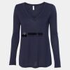 Women's Flowy Long Sleeve V-Neck Tee Thumbnail