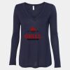 Women's Flowy Long Sleeve V-Neck Tee Thumbnail