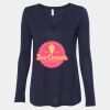 Women's Flowy Long Sleeve V-Neck Tee Thumbnail