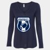 Women's Flowy Long Sleeve V-Neck Tee Thumbnail