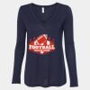 Women's Flowy Long Sleeve V-Neck Tee Thumbnail