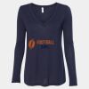 Women's Flowy Long Sleeve V-Neck Tee Thumbnail