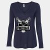 Women's Flowy Long Sleeve V-Neck Tee Thumbnail