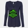 Women's Flowy Long Sleeve V-Neck Tee Thumbnail
