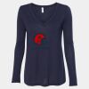 Women's Flowy Long Sleeve V-Neck Tee Thumbnail