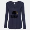 Women's Flowy Long Sleeve V-Neck Tee Thumbnail