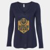Women's Flowy Long Sleeve V-Neck Tee Thumbnail