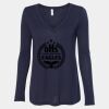 Women's Flowy Long Sleeve V-Neck Tee Thumbnail