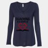 Women's Flowy Long Sleeve V-Neck Tee Thumbnail