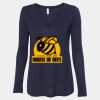 Women's Flowy Long Sleeve V-Neck Tee Thumbnail