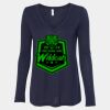 Women's Flowy Long Sleeve V-Neck Tee Thumbnail