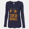 Women's Flowy Long Sleeve V-Neck Tee Thumbnail