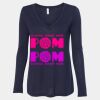 Women's Flowy Long Sleeve V-Neck Tee Thumbnail