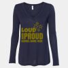 Women's Flowy Long Sleeve V-Neck Tee Thumbnail