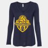 Women's Flowy Long Sleeve V-Neck Tee Thumbnail